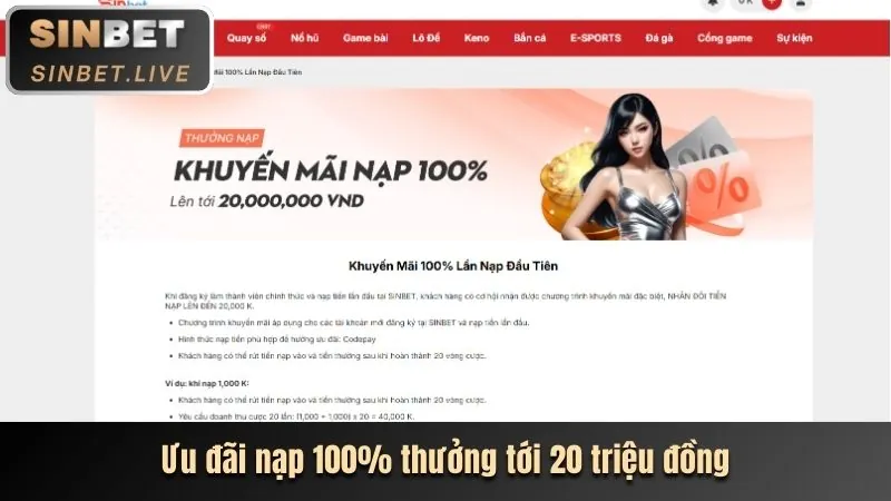 Thưởng Chào Mừng vi68